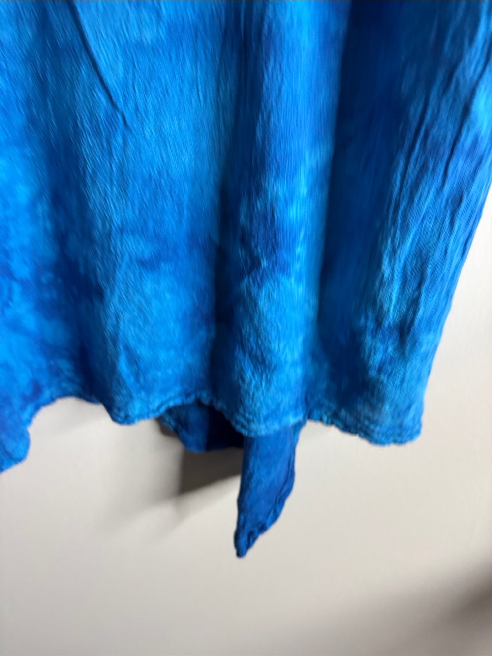 Oh My Gauze! Electric Blue V-Neck Tunic - Picture 7 of 8